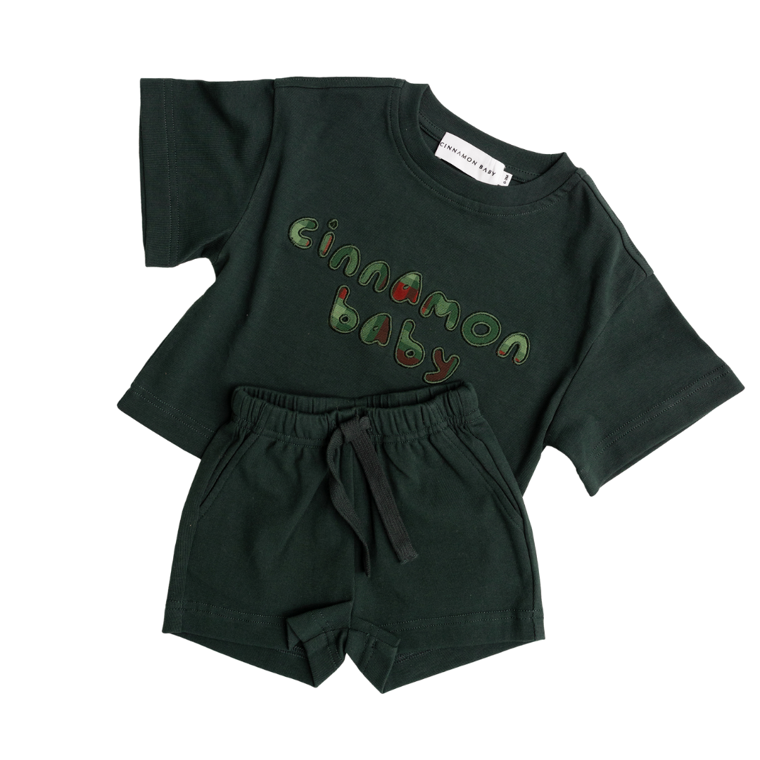 CINNAMON BABY SET - GREEN