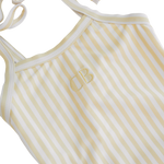 CINNAMON BABY LEMON SPLICE ONE PIECE SWIMSUIT