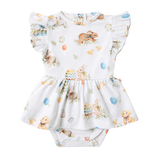 SNUGGLE HUNNY FLOPSY BUNNIES SHORT SLEEVE DRESS