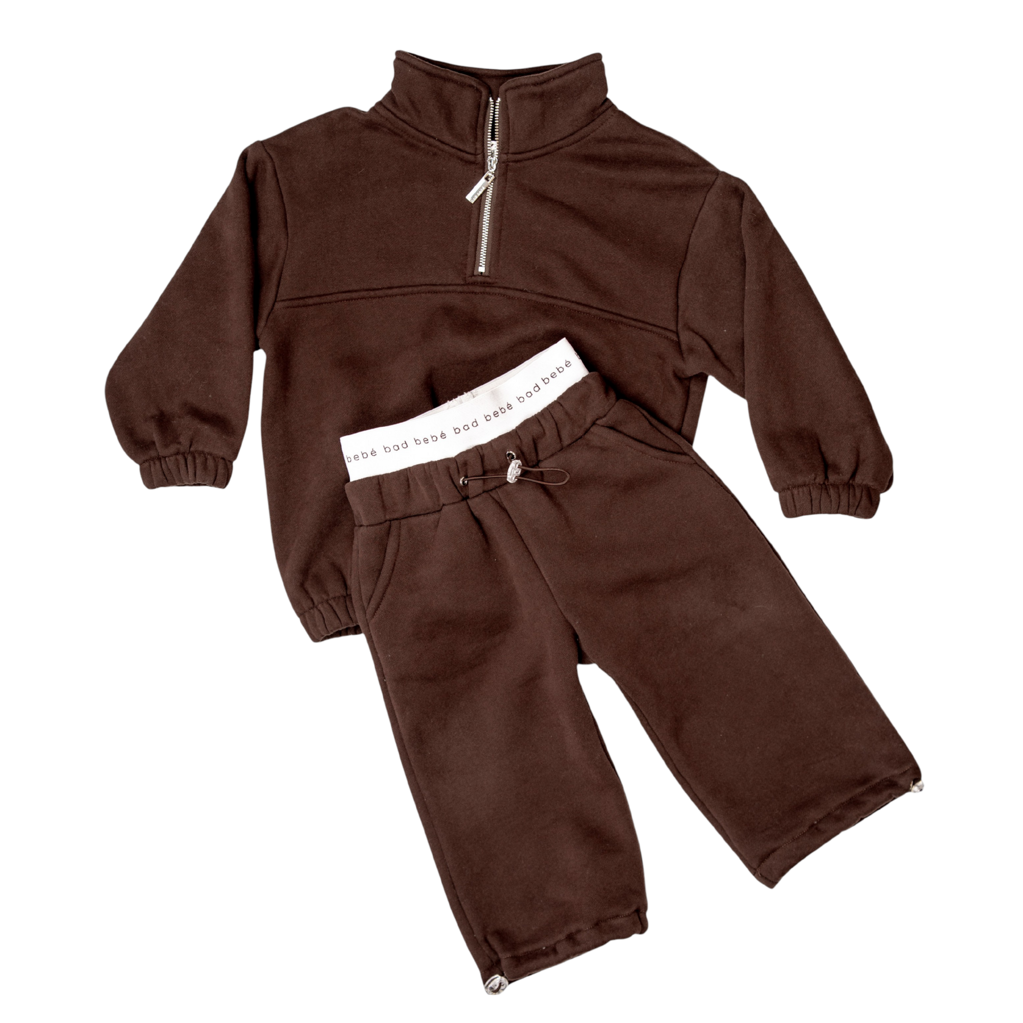 BAD BEBE TIME OUT TRACKIE SET - CHOCOLATE