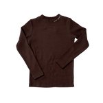 BAD BEBE ON REPEAT TURTLENECK - CHOCOLATE