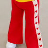POSS & SOSS HEART FLARES IN FIERY RED