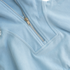 CINNAMON BABY OVERSIZED HALF ZIP JUMPER - SKY BLUE