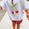 POSS & SOSS CHERRY OVERSIZED TEE