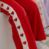 POSS & SOSS HEART FLARES IN FIERY RED