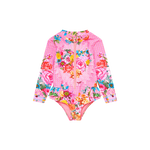 CAMILLA BABIES ZIP FRONT PADDLE SUIT WITH FRILL BACK - ILLUSTRATION NATION ILLUNATI