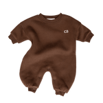 CINNAMON BABY LOUNGESUIT - DARK CHOCOLATE