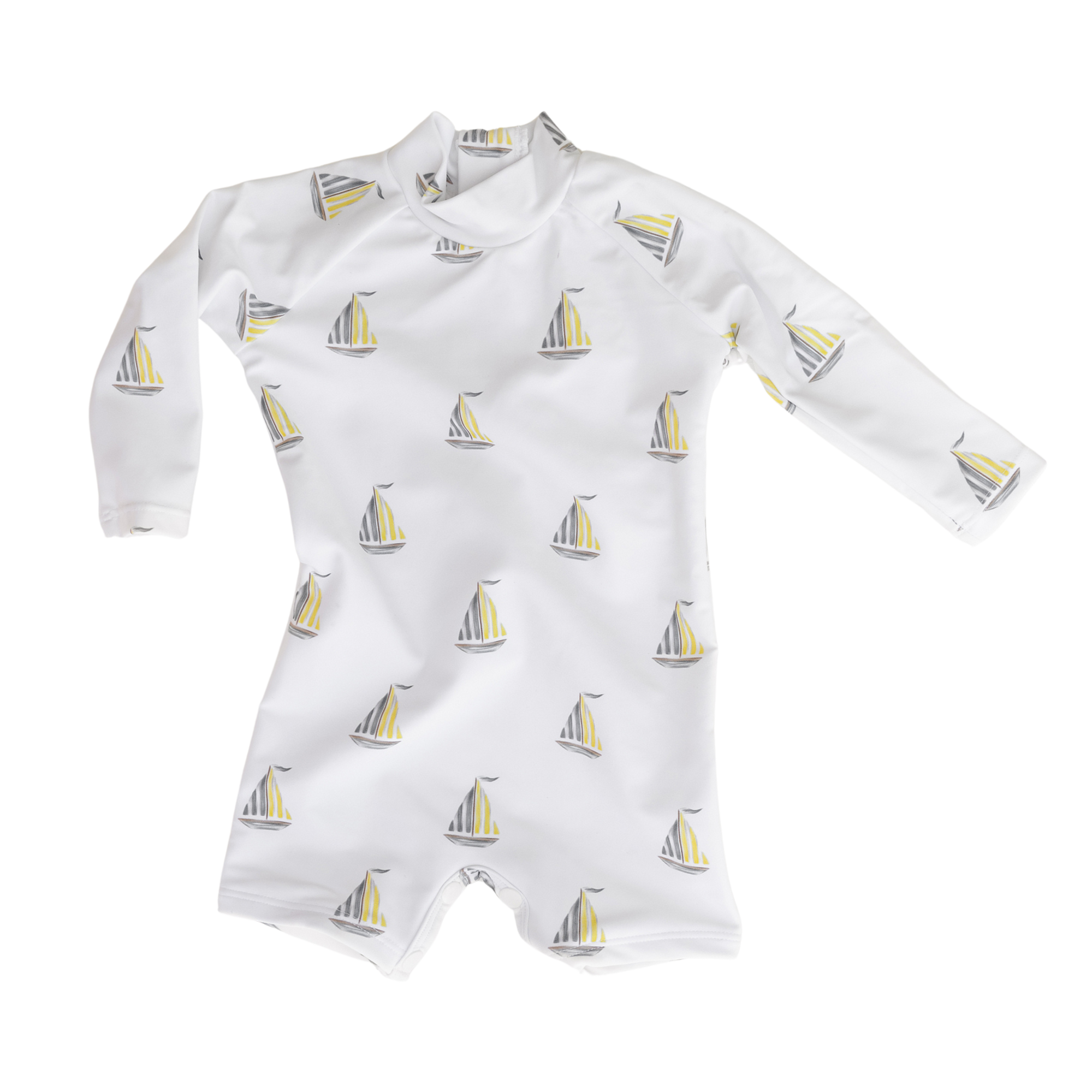 CINNAMON BABY SAILBOAT RASHIE ROMPER