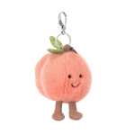 JELLYCAT AMUSEABLES PEACH BAG CHARM
