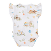 SNUGGLE HUNNY FLOPSY BUNNIES SHORT SLEEVE BODYSUIT WITH FRILL