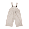 SOLL WOVEN COTTON OVERALLS - BEIGE