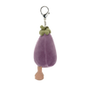 JELLYCAT VIVACIOUS AUBERGINE BAG CHARM