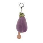 JELLYCAT VIVACIOUS AUBERGINE BAG CHARM