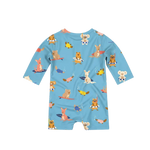 TOSHI SWIM LONG SLEEVE ONESIE PIRATE BEACH BUDDIES