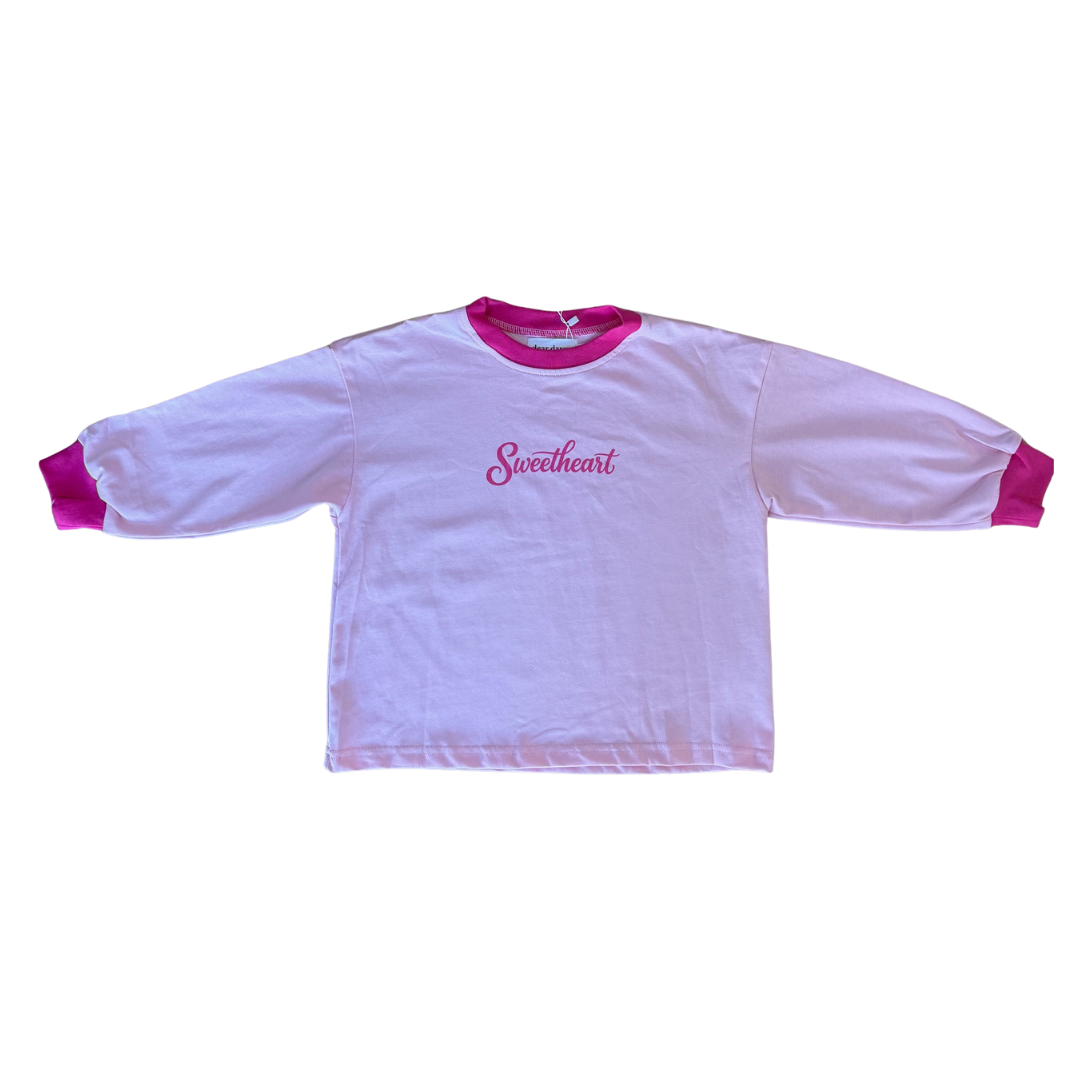 DEAR DARCY SWEETHEART LONG SLEEVE - PINK