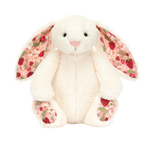 JELLYCAT BASHFUL BLOSSOM CREAM BUNNY BERRY