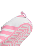 ADIDAS INFANT GRAND COURT CRIB WHITE / PINK STRIPE