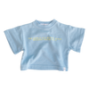 CINNAMON BABY BETTER WORLD TEE - SKY BLUE