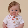 SNUGGLE HUNNY GINGERBREAD DRIBBLE BIB