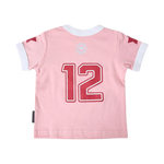 RINGERS WESTERN SINCE 2012 BABIES BAMBINO FOOTBALL JERSEY - PINK / WHITE