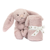 JELLYCAT BASHFUL LUXE BUNNY ROSA SOOTHER