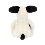 JELLYCAT BASHFUL RUFFERTY BLACK & CREAM PUPPY