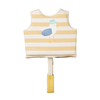 SUNNYLIFE SWIM VEST SAMMY THE SEAGULL MUSTARD STRIPE