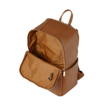 OIOI MULTITASKER BACKPACK - CHESTNUT FAUX LEATHER