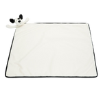 JELLYCAT BASHFUL BLACK & CREAM PUPPY BLANKIE