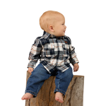 RINGERS WESTERN RUSTY BABIES DENIM PULL ON JEANS - CLASSIC BLUE