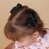 SNUGGLE HUNNY PINE PIGGY TAIL HAIR CLIPS - PAIR
