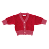 ZIGGY LOU CARDIGAN - SCARLET