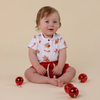 SNUGGLE HUNNY GINGERBREAD SHORT SLEEVE BODYSUIT