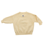 BY GEE COTTON PEA POD KNIT JUMPER - CREAM