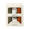 SNUGGLE HUNNY LARGE MUSLIN WRAPS 3 PACK - DIGGERS/OLIVE/BRONZE