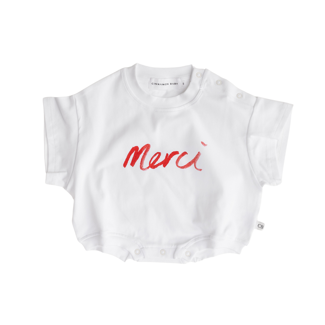 CINNAMON BABY MERCI T-SHIRT ROMPER