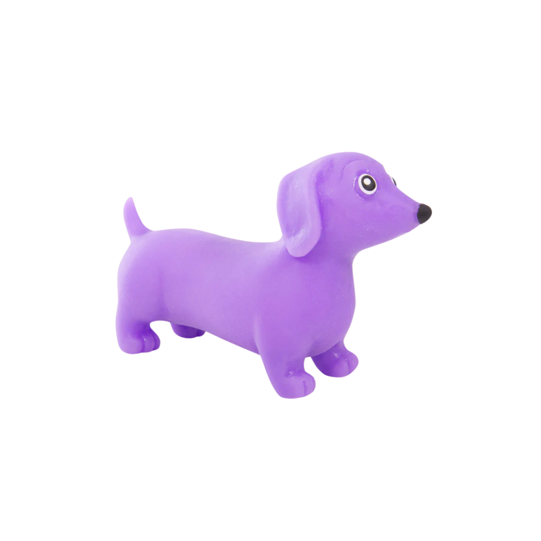 DISCOVERY ZONE STRETCHY SAUSAGE DOG - NEON