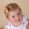 SNUGGLE HUNNY GOLD BOW HAIR CLIP