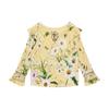 CAMILLA BABIES LONG SLEEVE RIB HENLEY WITH FRILL DETAIL - DAISY CHAINS