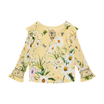 CAMILLA BABIES LONG SLEEVE RIB HENLEY WITH FRILL DETAIL - DAISY CHAINS