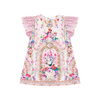 CAMILLA BABIES ANGLAISE SLEEVE TEE DRESS WITH FLARE HEM - PALATIAL PASTELS