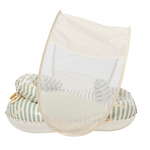 SUNNYLIFE INTERACTIVE BABY FLOAT DUCK SAGE STRIPE