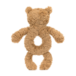 JELLYCAT BARTHOLOMEW BEAR RING RATTLE
