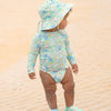 SWIM BABY RASHIE LONG SLEEVE CLASSIC SEA BLOSSOM