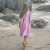 CRYWOLF HOODED TOWEL CANDY STRIPE