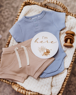 SNUGGLE HUNNY ZEN SHORT SLEEVE BODYSUIT