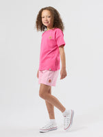 GOLDIE + ACE PIPED SWEAT SHORTS - PINK