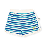 GOLDIE + ACE WAFFLE SHORTS - BLUE STRIPE