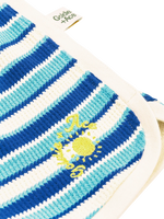 GOLDIE + ACE WAFFLE SHORTS - BLUE STRIPE