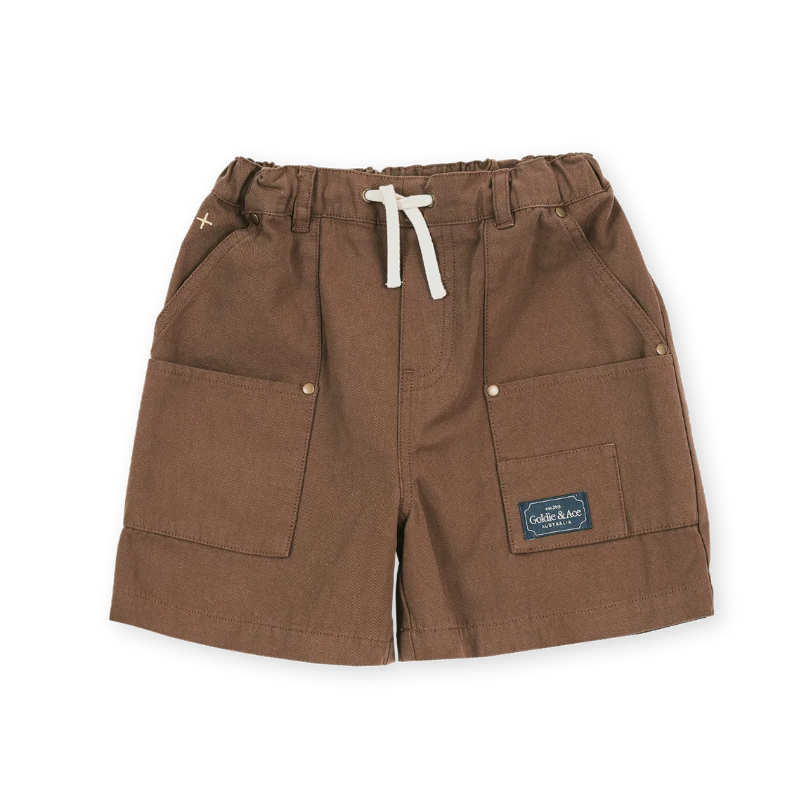GOLDIE + ACE CARPENTER SHORTS - BROWN